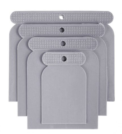 Conjunto de 4 Espátulas de Plástico