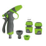 KIT Pistola de Rega com Punho de Borracha