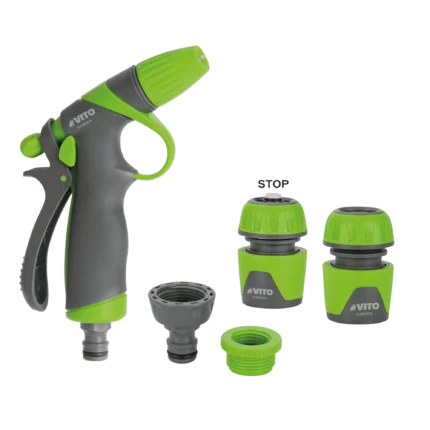 KIT Pistola de Rega com Punho de Borracha